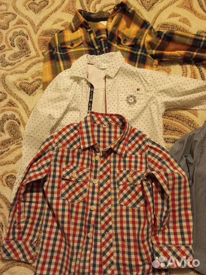 Рубашки на мальчика 4 шт