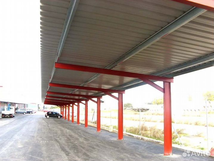 Навесы под ключ