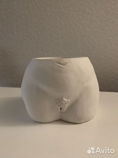 Гипсовое кашпо