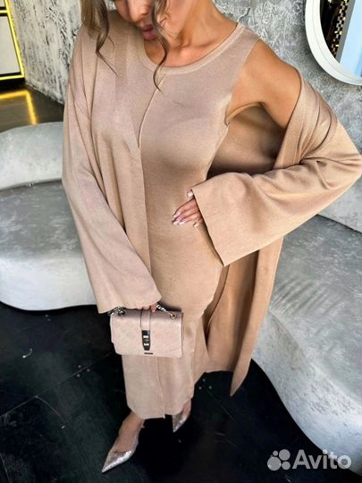 Платье + кардиган новый