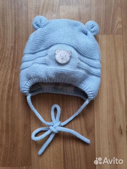 Шапка для малыша демисезонная размер 40-42