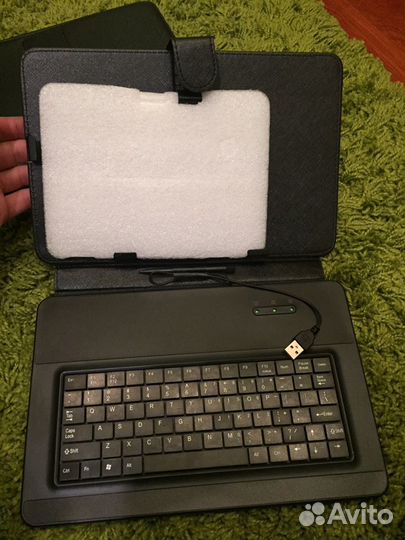 Новая Чехол Клавиатура USB а так же на samsung