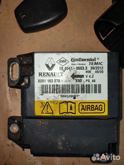 Комплект эбу Renault Logan, Sandero 1.4