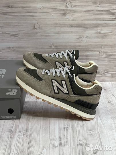 Кроссовки new balance 574 stone island