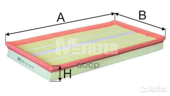 Воздушный фильтр K763 M-Filter