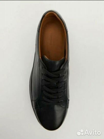 Мужские кожаные кеды