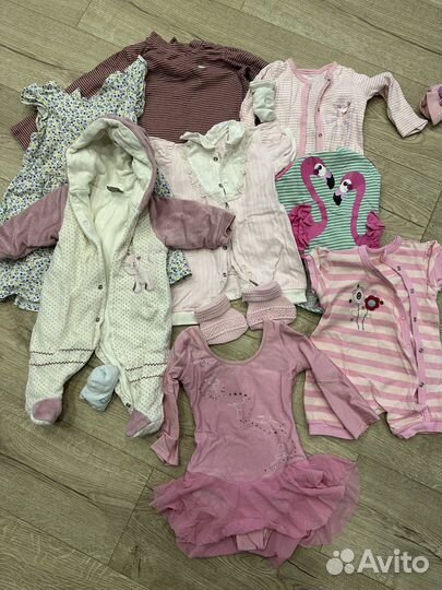 Вещи и обувь пакетом для девочки