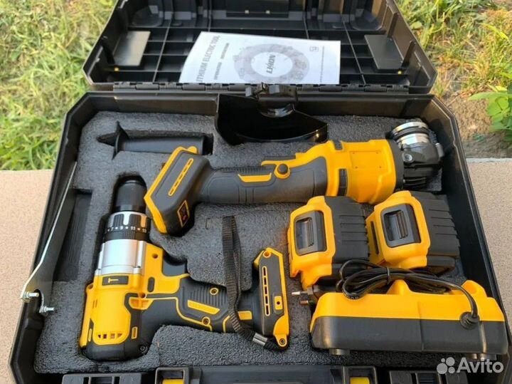 Набор аккумуляторного инструмента Dewalt 2в1 шуруп