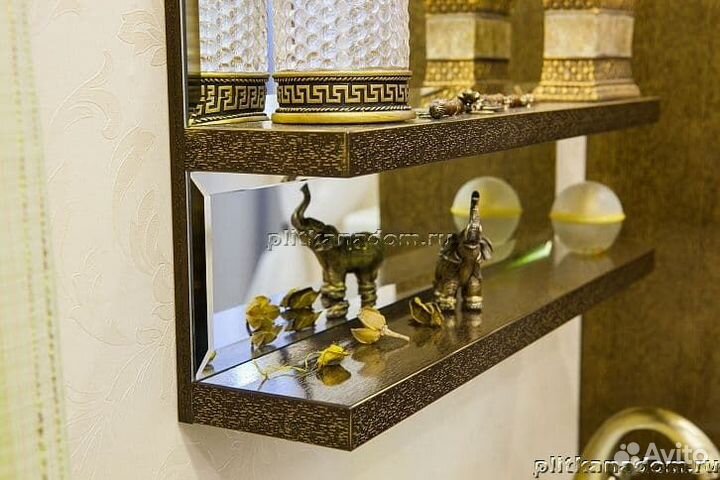 Sanflor Румба Зеркало 60 венге с патиной золото