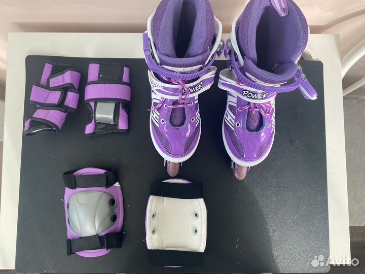 Ролики с экипировкой