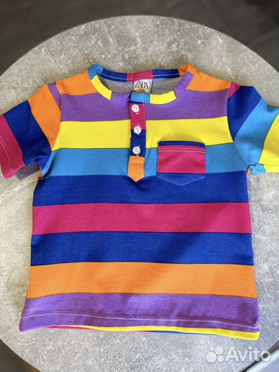 Футболка детская zara на мальчикам 92