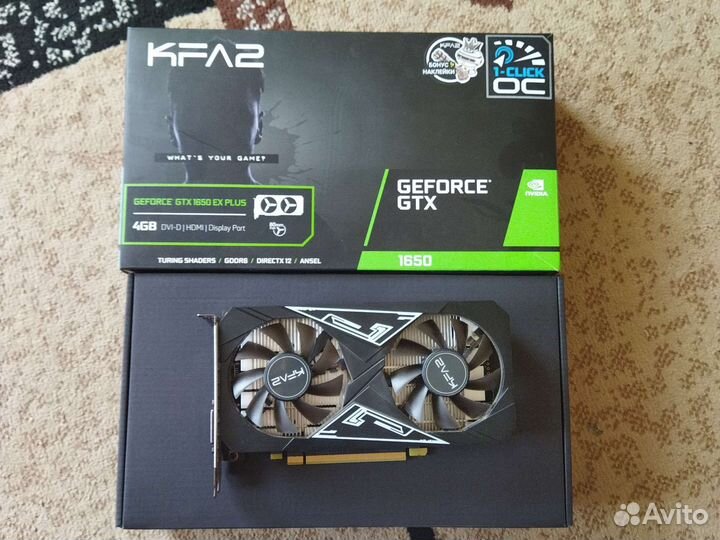 Видеокарта kfa2 1650 4gb