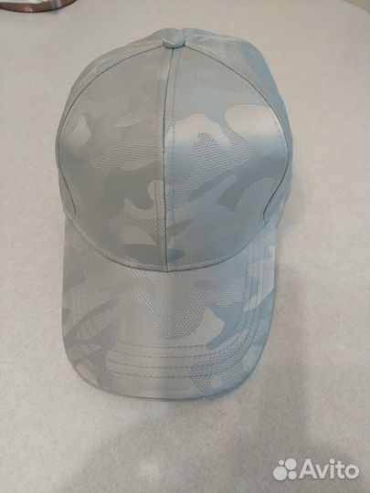 Бейсболка светло-серая регулируемая, размер 60-65