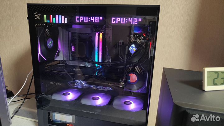 Игровой системный блок пк компьютер AM 7800x3d