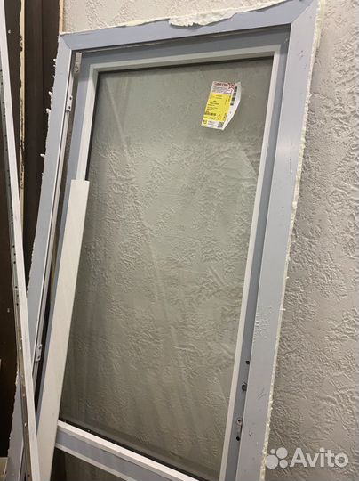 Дверь алюминевая входная 80