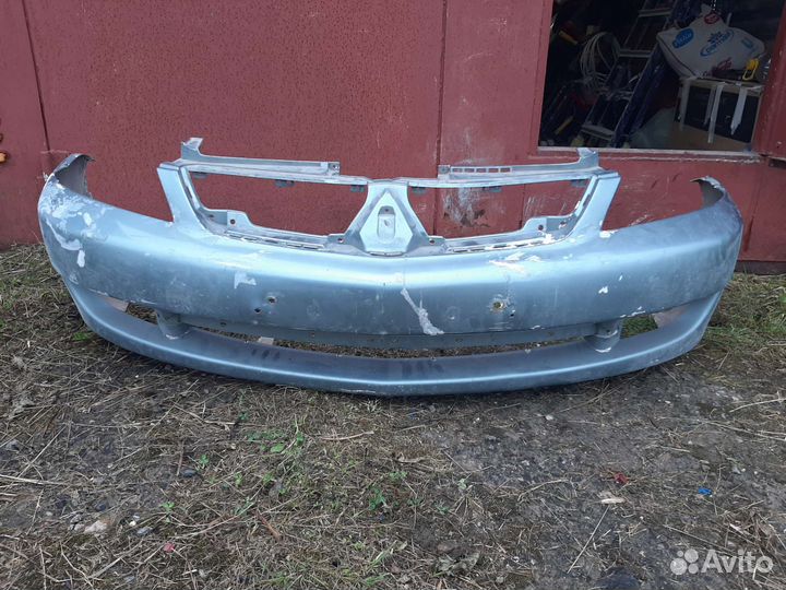 Бампер передний на мицубиши лансер 9