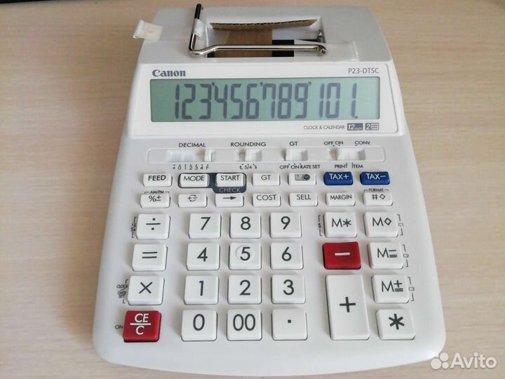 Калькулятор печатающий canon P23-dtsc