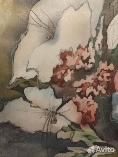 Уникальная картина в технике батик