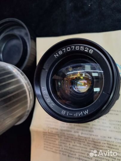 Фотообьэктив мир-1В 2.8/37