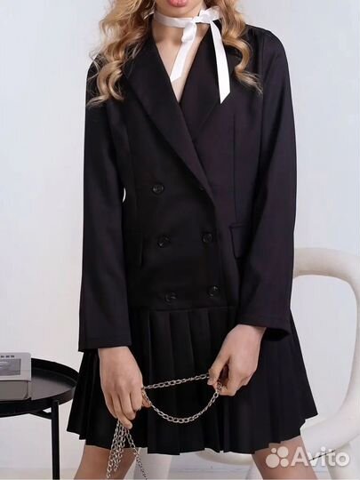 Платье-пиджак школьный