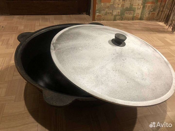 Казан чугунный узбекский 16 литров