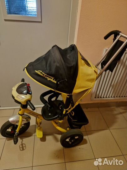 Велосипед трехколесный lamborghini