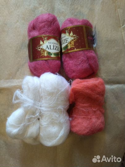 Нитки пряжа мохер