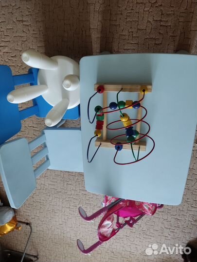 Детский Стол и 2 стула икея