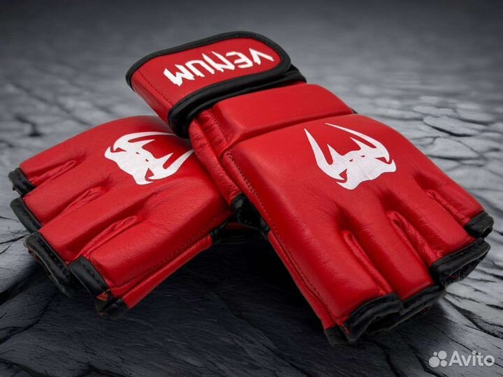 Перчатки для мма venum (натуральная телячья кожа)