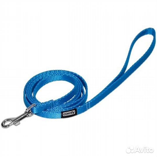 Поводок comfy jake (150х2.5 см) голубой