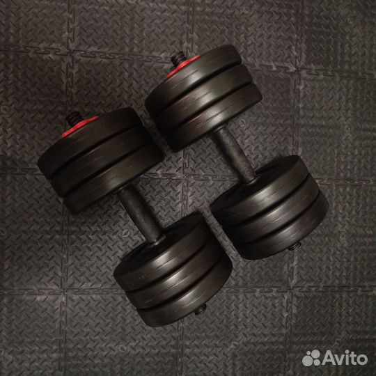 Гантели 2 по 15 кг. Новые. Упаковка заводская