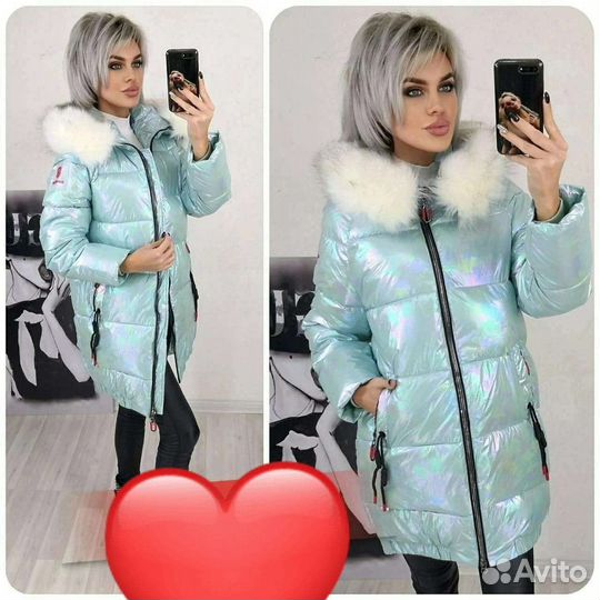 Пуховик женский новый