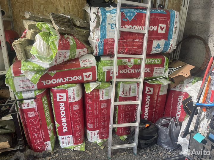 Утеплитель каменная вата 100 мм