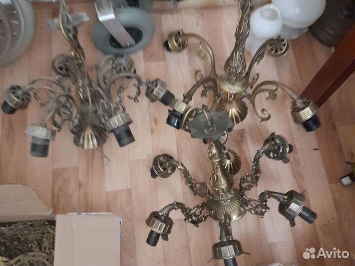 Запчасти для югославских люстр люстр бронза