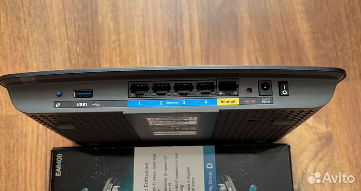 Роутер Cisco Linksys AC1600 двухдиапазонный Wi-Fi