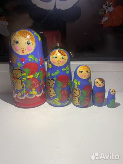 Матрёшка маленькая 5в1