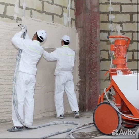 Механизированная штукатурка стен