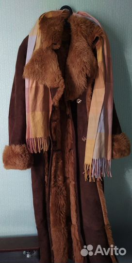 Дублёнка новая, Турция, натуральная, 52 р. длинная