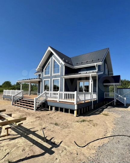 Коттедж 130 м² на участке 7 сот.