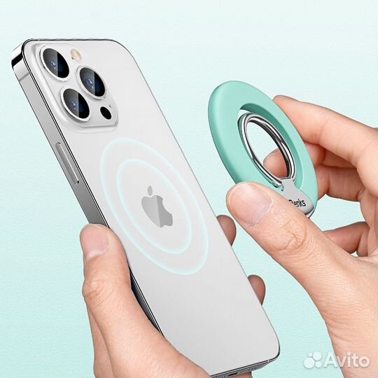 Benks Держатель магнитный для iPhone Зеленый