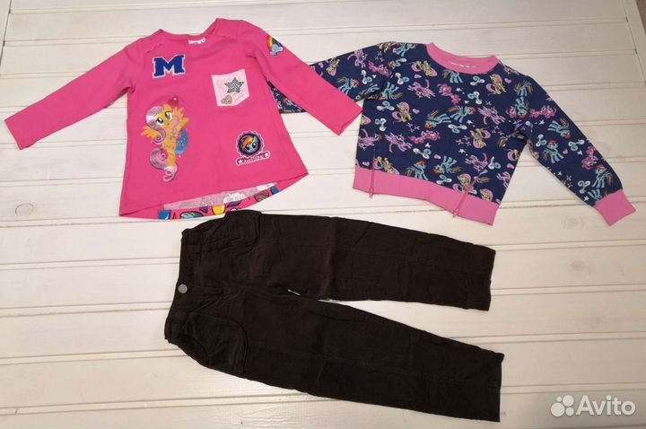 Пакет одежды и обуви для девочки на 3,5-6 лет