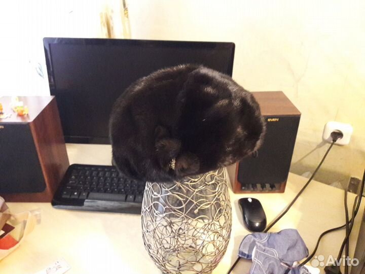 Берет норковый