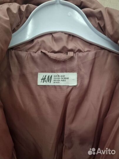 Утеплённые куртка hm р.110