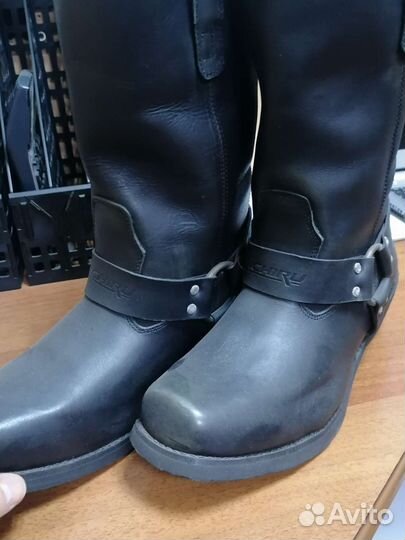 Мотоботинки MB 62 черные michiru рр43