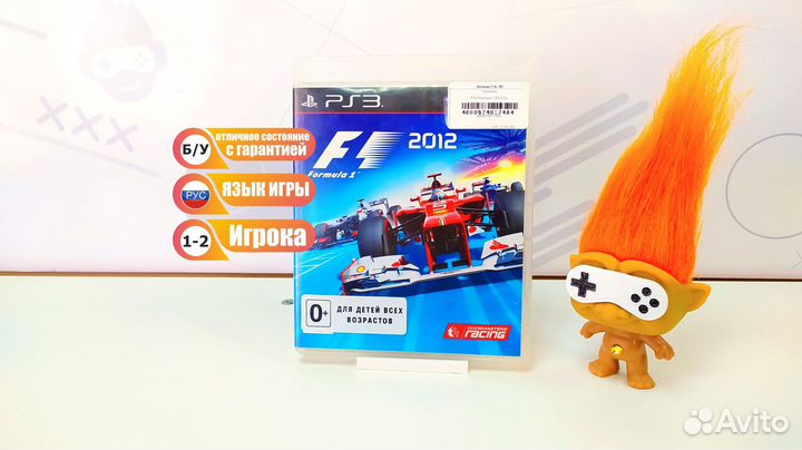 Диск для PS3 Formula 1 2012 б/у с гарантией