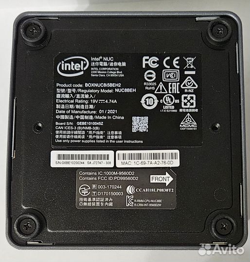Intel NUC 8i5beh2