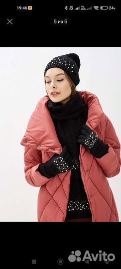 Комплект шапка, шарф, перчатки