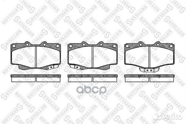 326 014-SX 315 14 колодки дисковые п Toyota 4