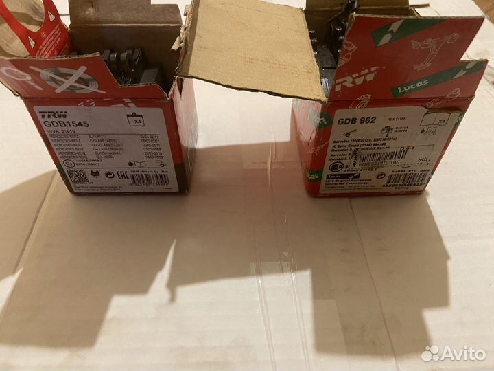 Дисковые тормозные колодки TRW