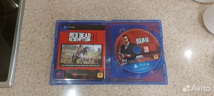 Диск на ps4 red dead redemption 2